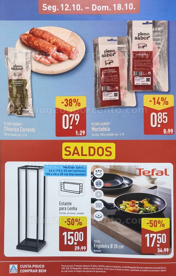 Antevisão Folheto ALDI Extra Aberturas Mangualde Promoções de 12 a 18 outubro
