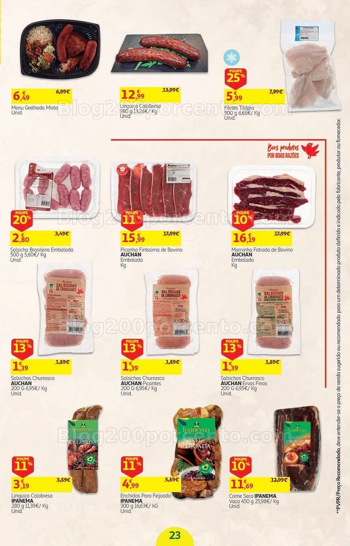 Antevisão Folheto AUCHAN Promoções de 21 a 31 outubro