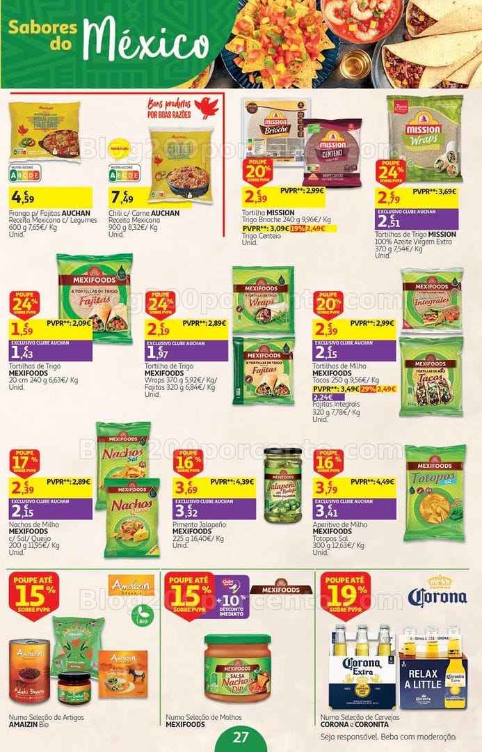 Antevisão Folheto AUCHAN Promoções de 21 a 31 outubro