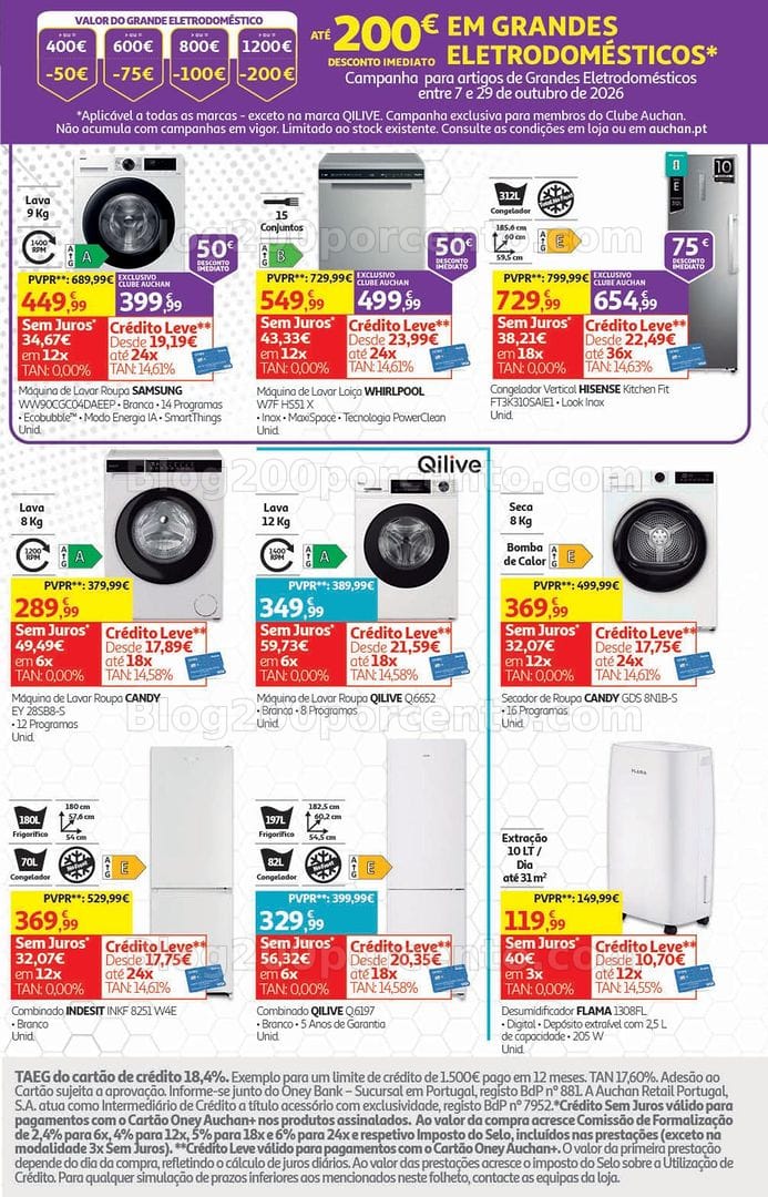 Antevisão Folheto AUCHAN Promoções de 21 a 31 outubro