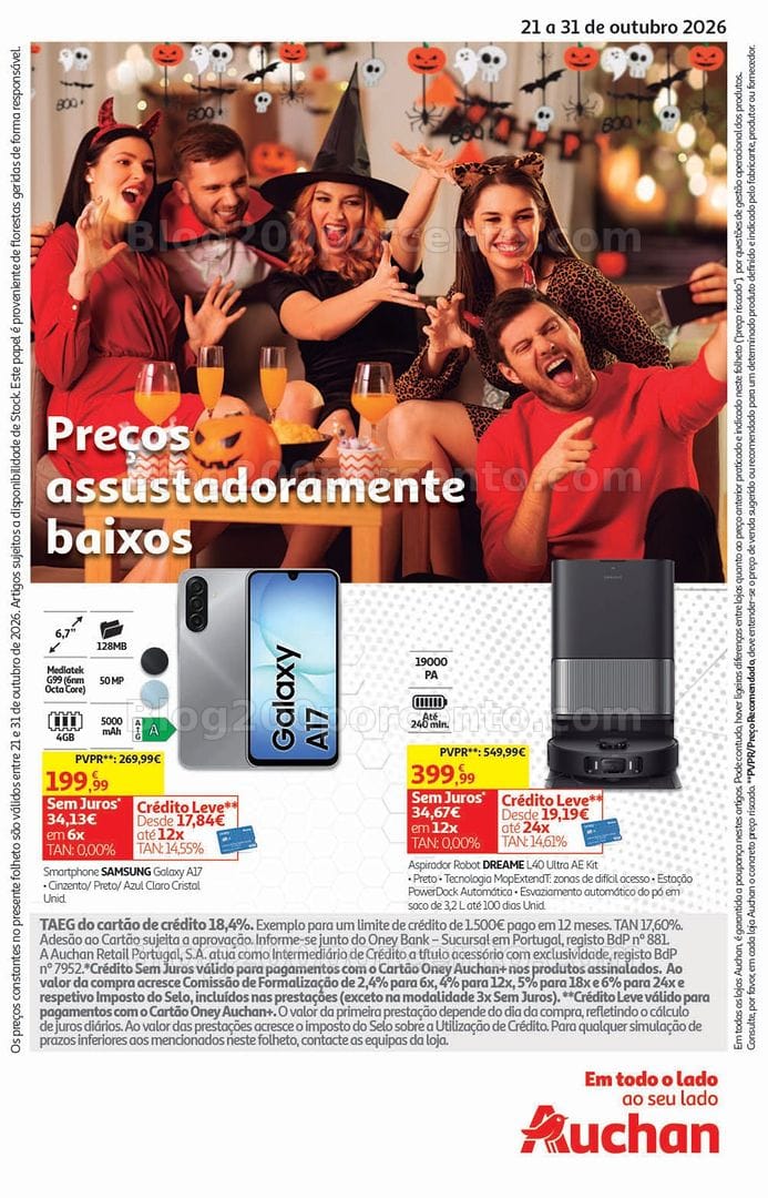 Antevisão Folheto AUCHAN Tecnologia Promoções de 21 a 31 outubro