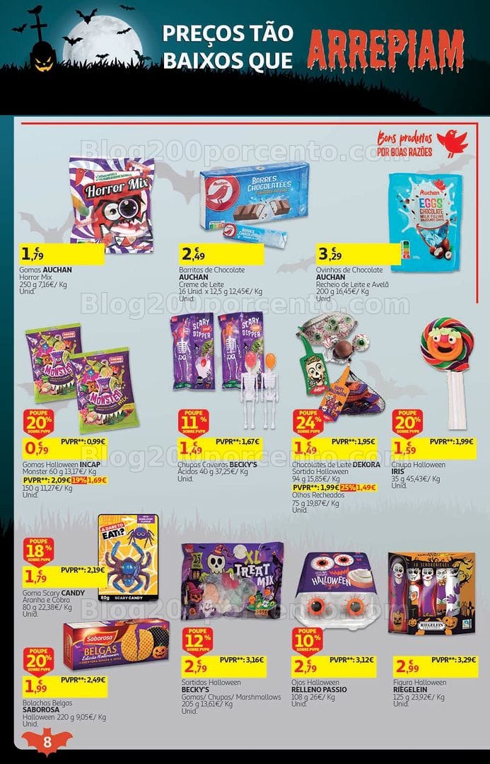 Antevisão Folheto AUCHAN Promoções de 21 a 31 outubro