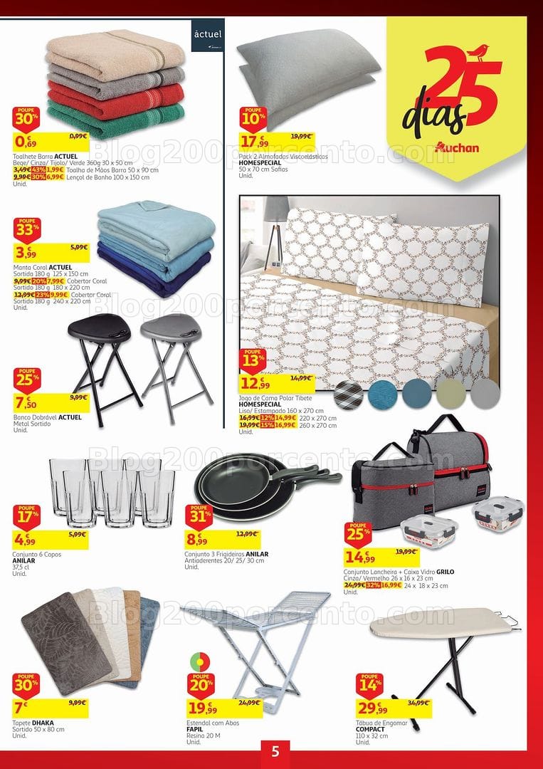 Antevisão Folheto 25 Dias AUCHAN Promoções de 20 a 31 outubro