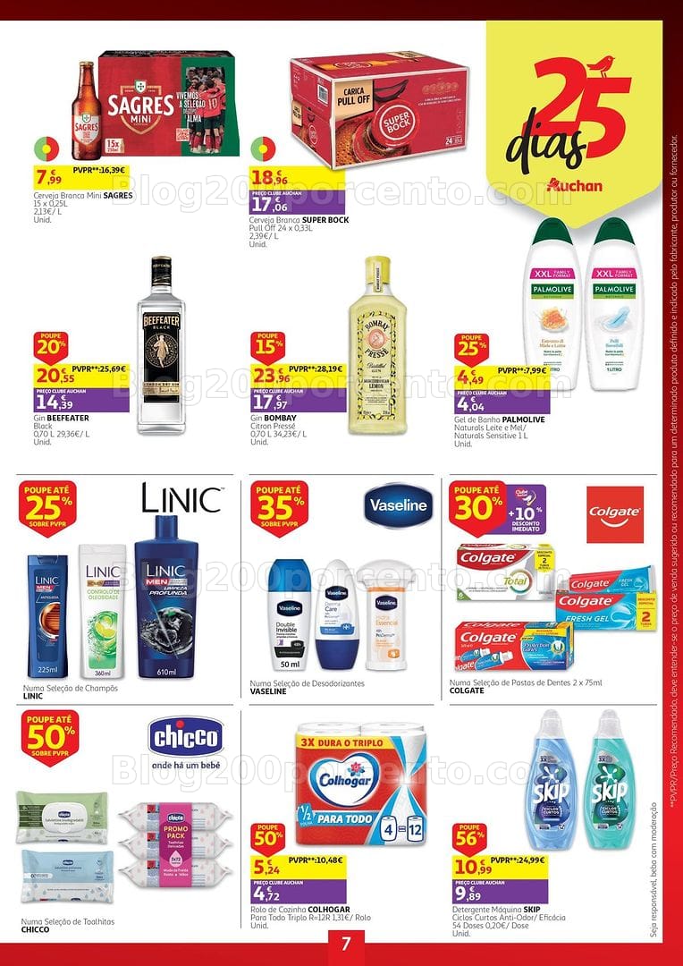 Antevisão Folheto AUCHAN 25 Dias Promoções de 7 a 19 outubro