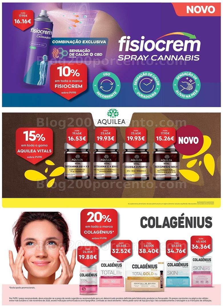 Antevisão Folheto AUCHAN Saúde e Bem-Estar Promoções de 4 outubro a 3 novembro