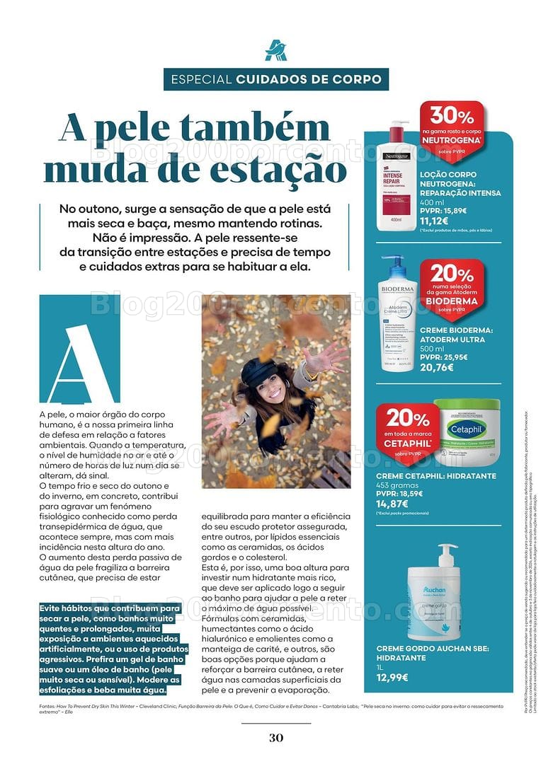 Antevisão Folheto AUCHAN Saúde e Bem-Estar Promoções de 4 outubro a 3 novembro