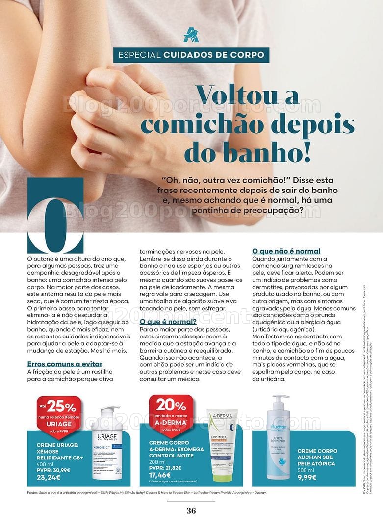 Antevisão Folheto AUCHAN Saúde e Bem-Estar Promoções de 4 outubro a 3 novembro