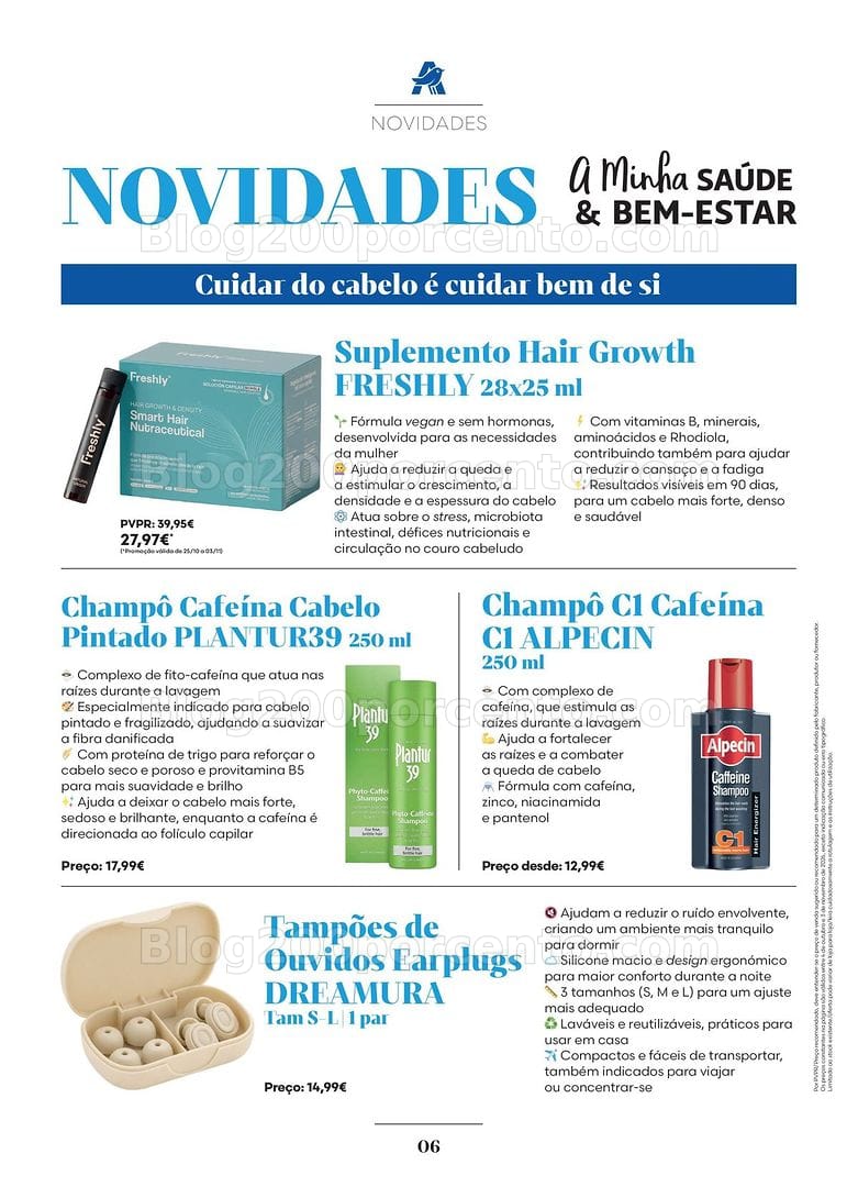 Antevisão Folheto AUCHAN Saúde e Bem-Estar Promoções de 4 outubro a 3 novembro