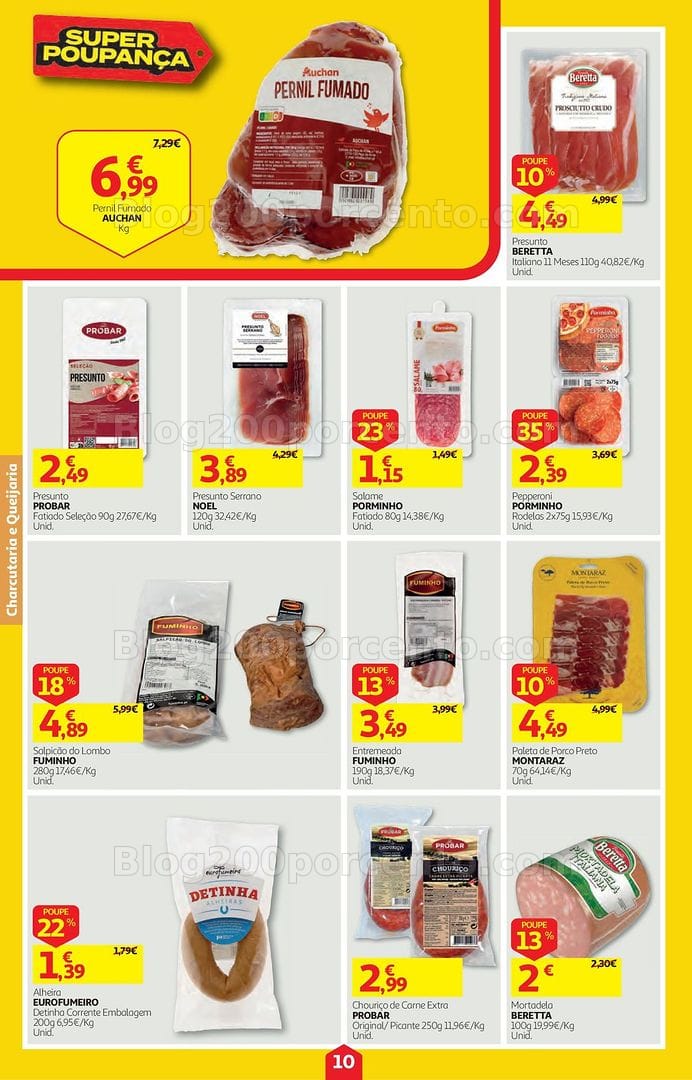 Antevisão Folheto AUCHAN Super Poupança Promoções de 22 a 28 outubro