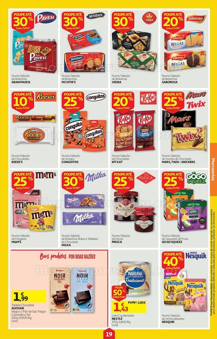 Antevisão Folheto AUCHAN Super Poupança Promoções de 22 a 28 outubro