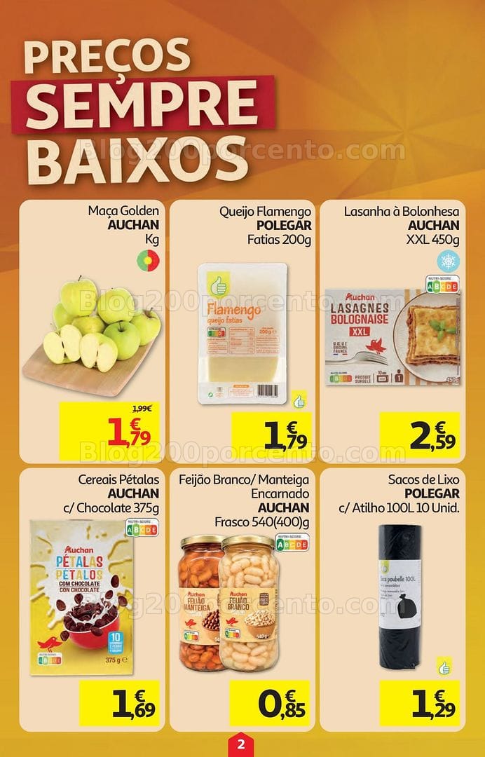 Antevisão Folheto AUCHAN Super Poupança Promoções de 22 a 28 outubro