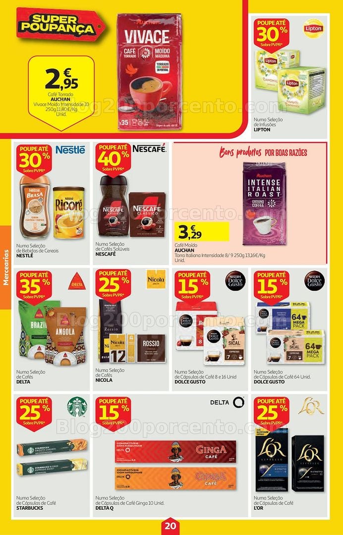 Antevisão Folheto AUCHAN Super Poupança Promoções de 22 a 28 outubro