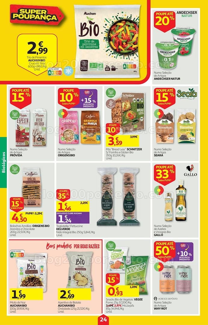 Antevisão Folheto AUCHAN Super Poupança Promoções de 22 a 28 outubro