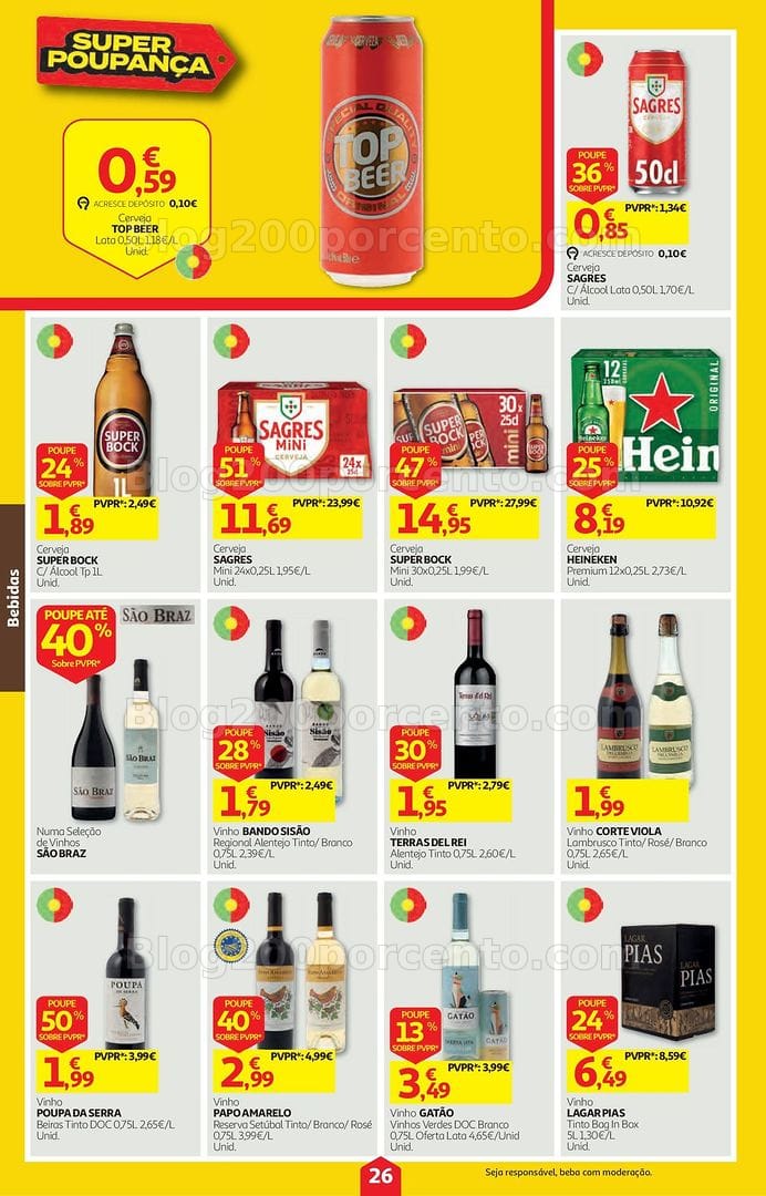 Antevisão Folheto AUCHAN Super Poupança Promoções de 22 a 28 outubro