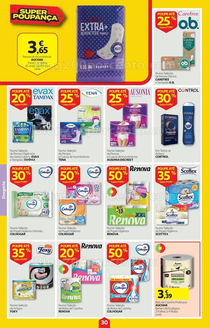 Antevisão Folheto AUCHAN Super Poupança Promoções de 22 a 28 outubro