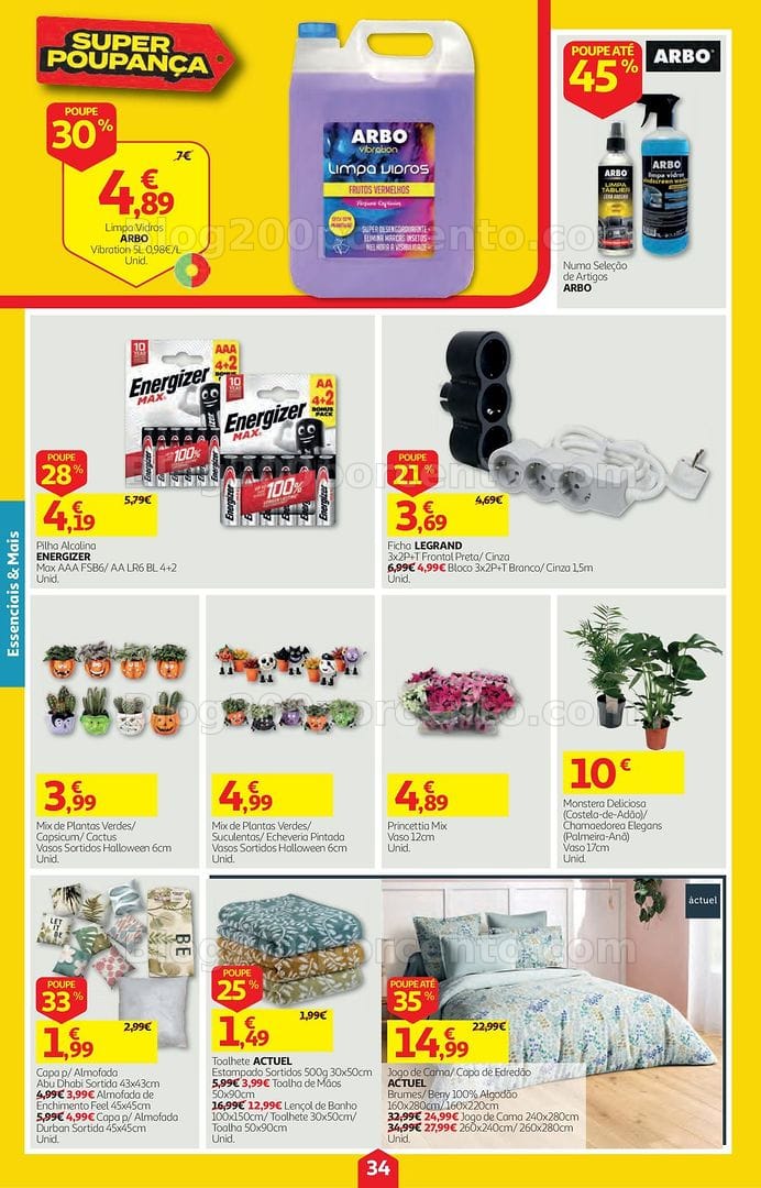 Antevisão Folheto AUCHAN Super Poupança Promoções de 22 a 28 outubro