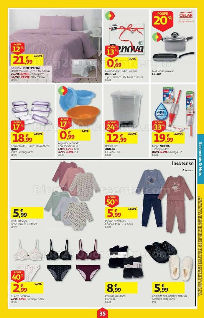 Antevisão Folheto AUCHAN Bazar Super Poupança Promoções de 22 a 28 outubro