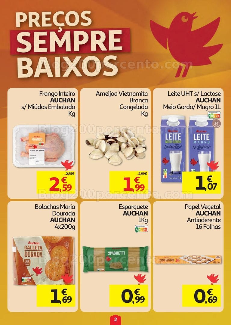 Antevisão Folheto AUCHAN Super Poupança Promoções de 8 a 14 outubro