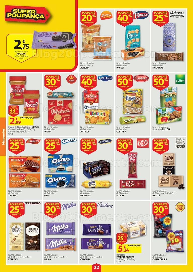 Antevisão Folheto AUCHAN Super Poupança Promoções de 8 a 14 outubro