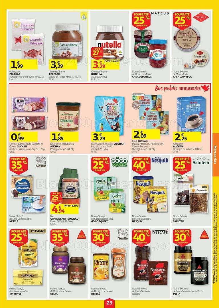 Antevisão Folheto AUCHAN Super Poupança Promoções de 8 a 14 outubro