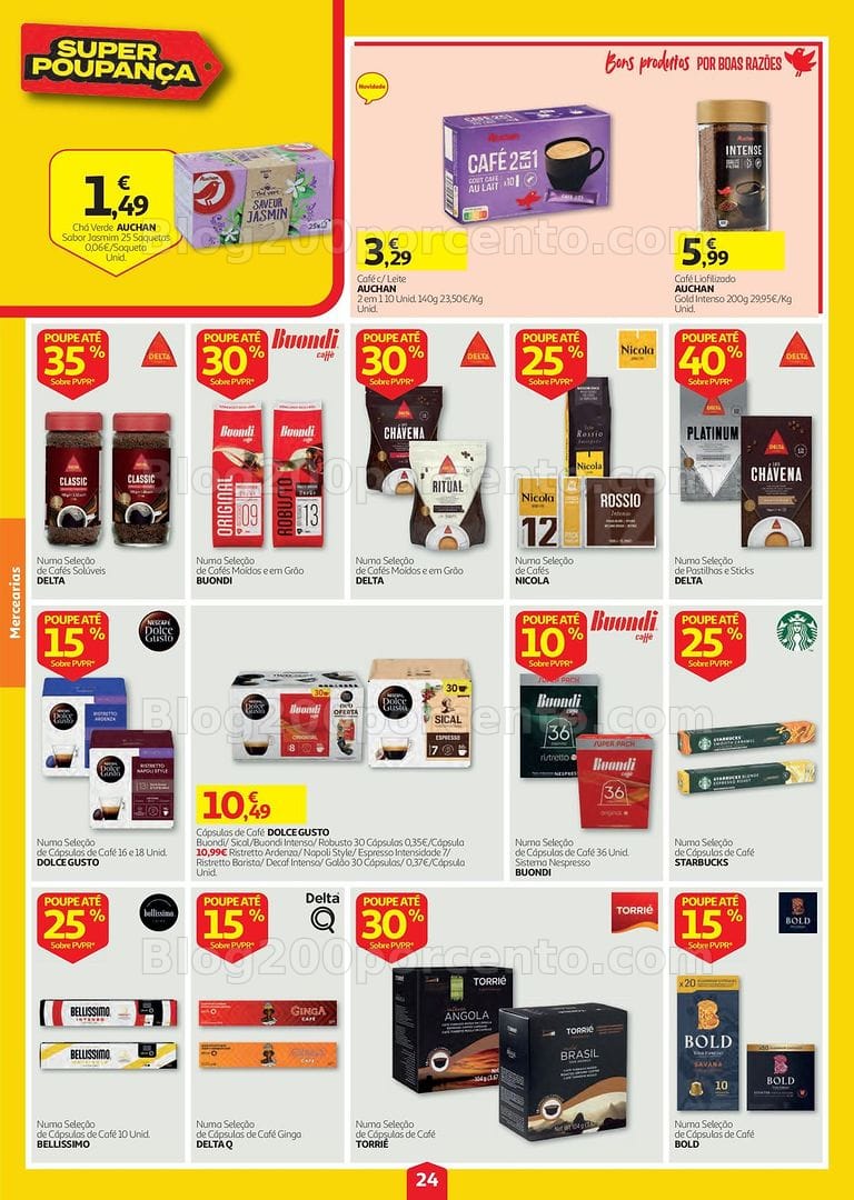 Antevisão Folheto AUCHAN Super Poupança Promoções de 8 a 14 outubro