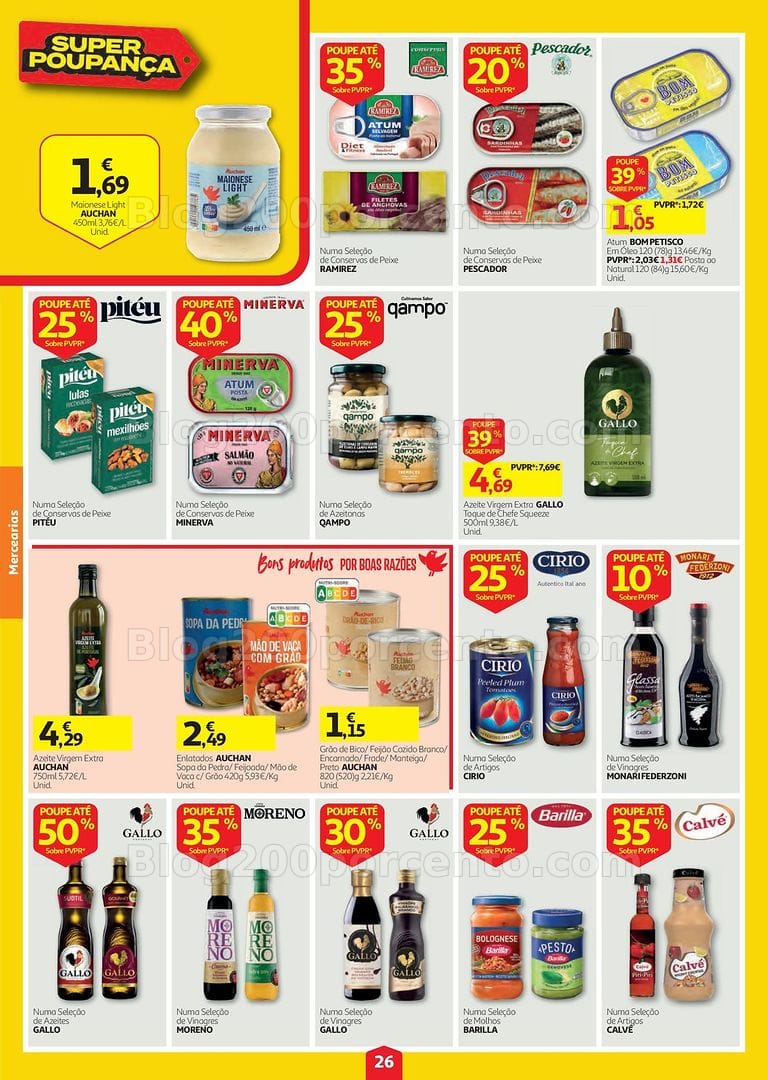 Antevisão Folheto AUCHAN Super Poupança Promoções de 8 a 14 outubro