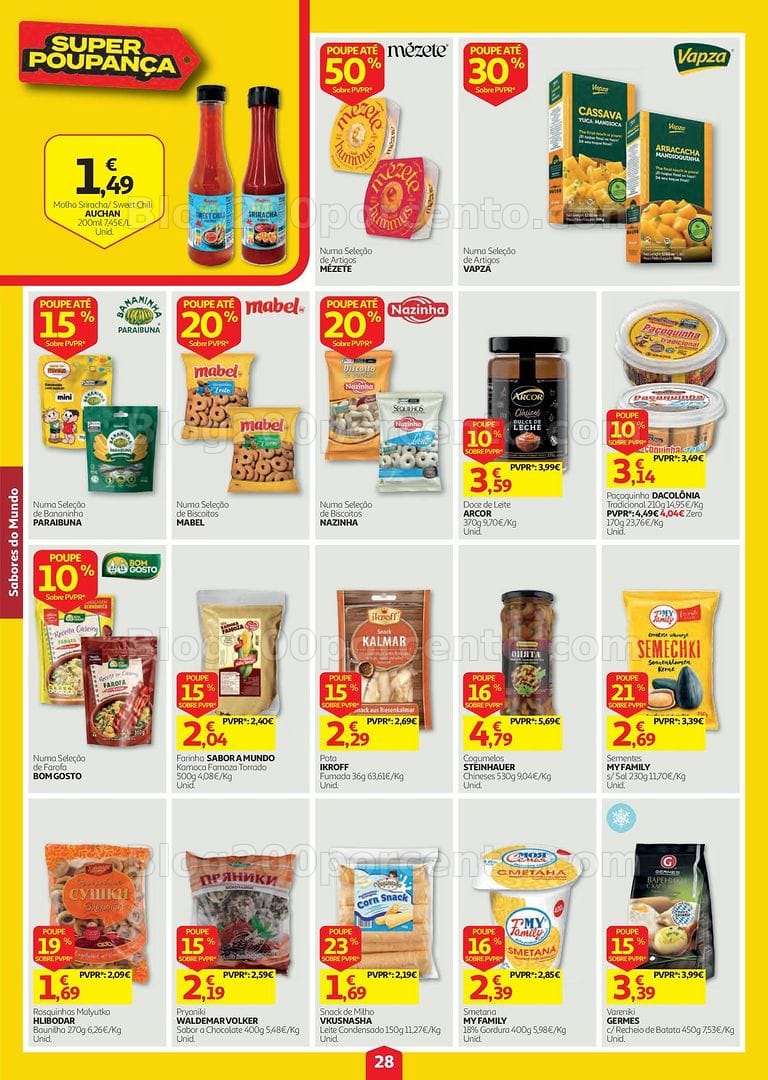 Antevisão Folheto AUCHAN Super Poupança Promoções de 8 a 14 outubro