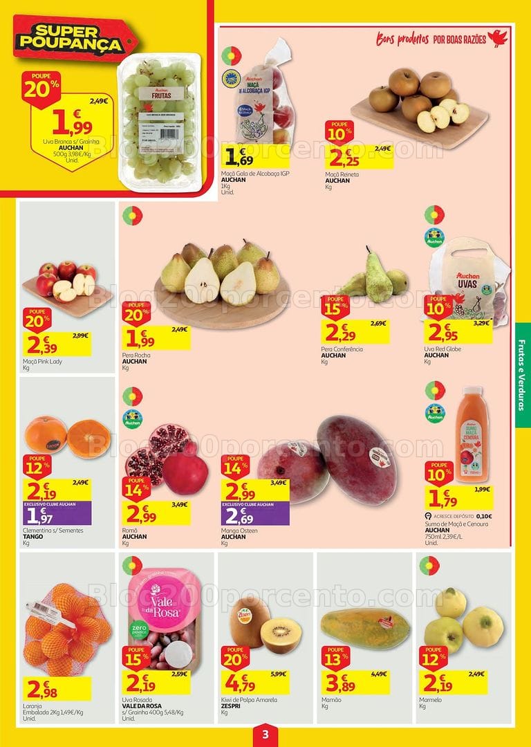Antevisão Folheto AUCHAN Super Poupança Promoções de 8 a 14 outubro
