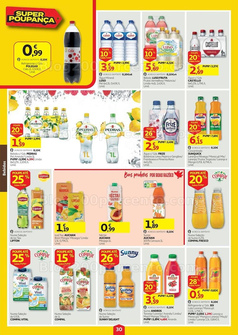 Antevisão Folheto AUCHAN Super Poupança Promoções de 8 a 14 outubro