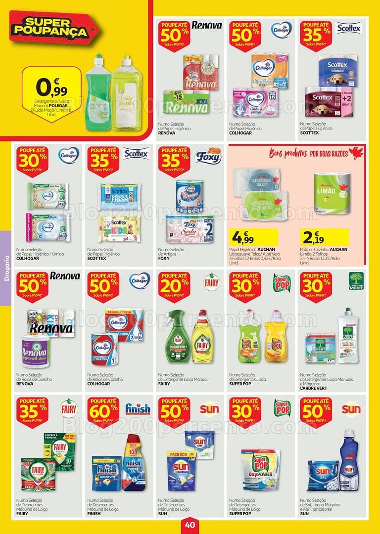 Antevisão Folheto AUCHAN Super Poupança Promoções de 8 a 14 outubro