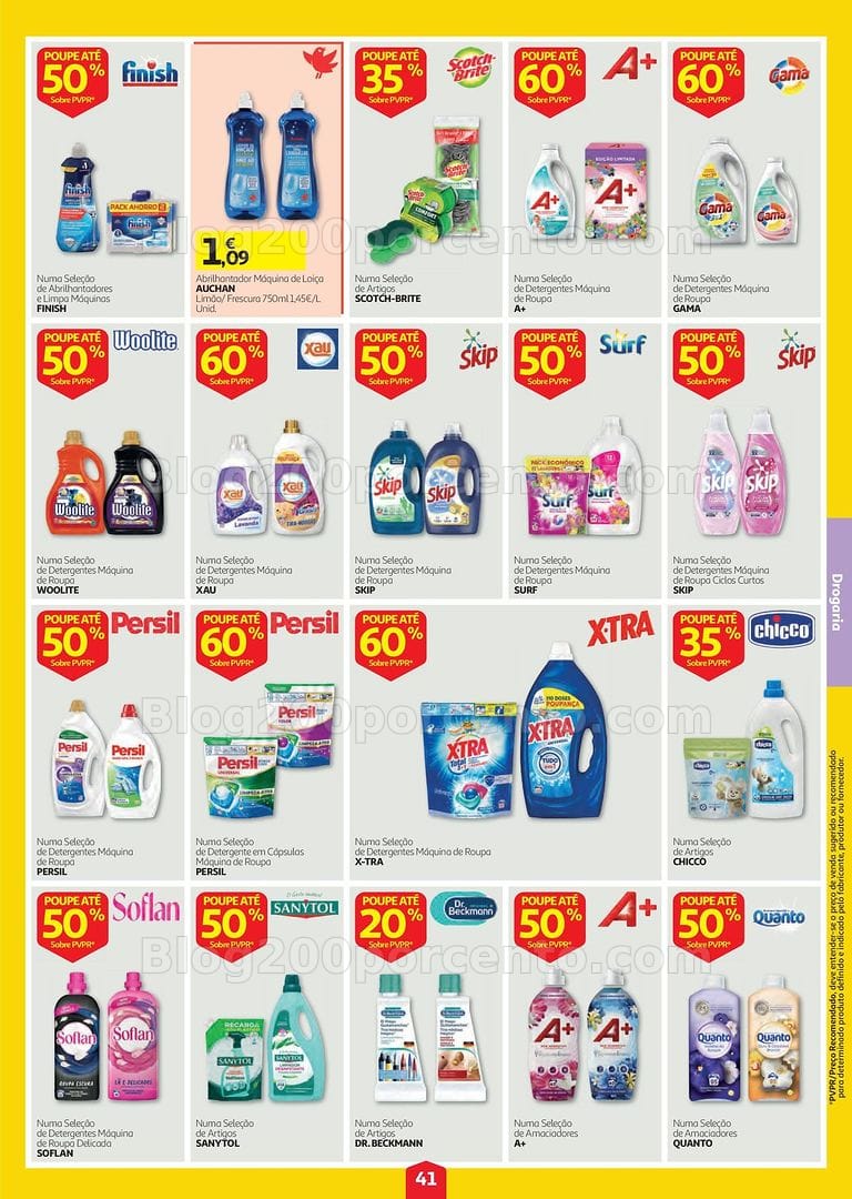 Antevisão Folheto AUCHAN Super Poupança Promoções de 8 a 14 outubro