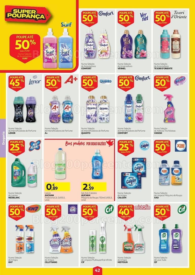 Antevisão Folheto AUCHAN Super Poupança Promoções de 8 a 14 outubro