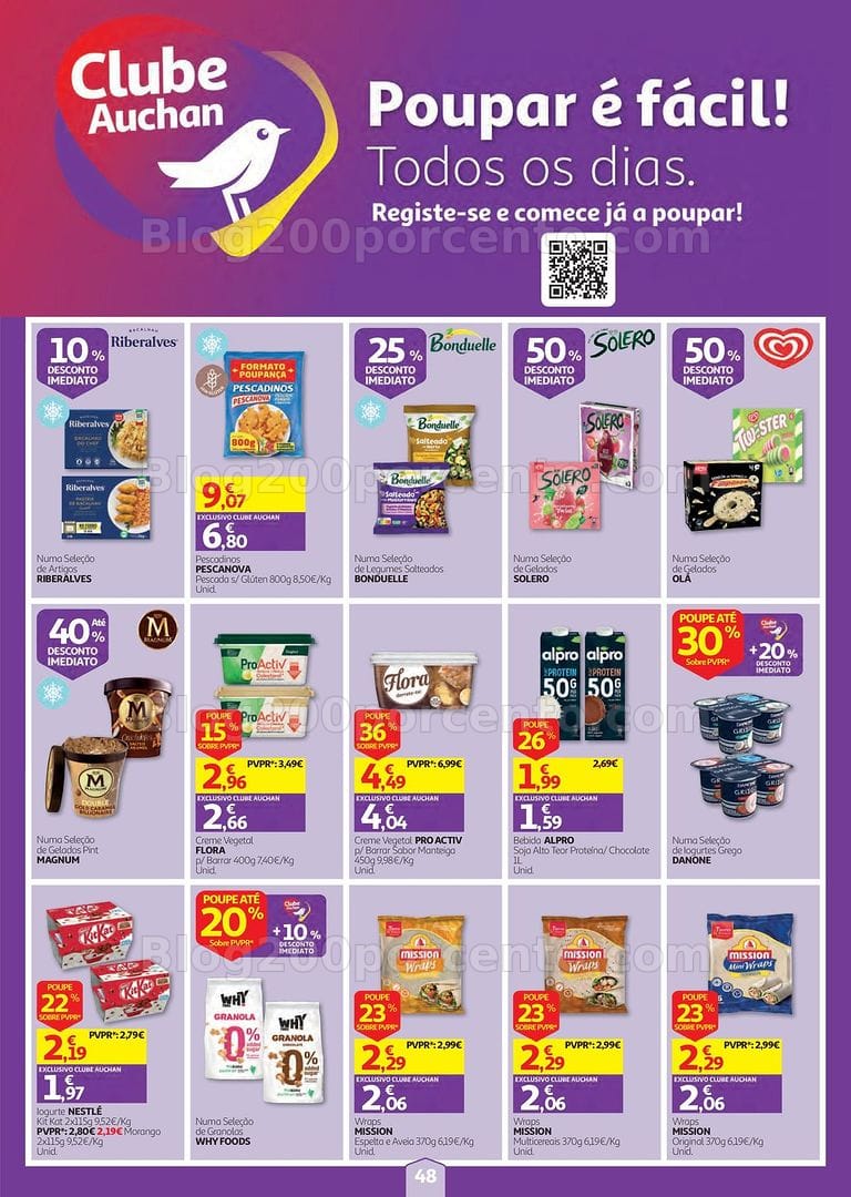 Antevisão Folheto AUCHAN Super Poupança Promoções de 8 a 14 outubro
