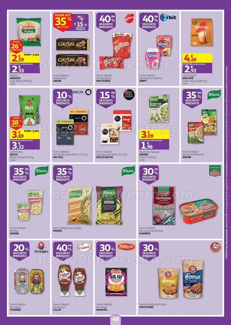 Antevisão Folheto AUCHAN Super Poupança Promoções de 8 a 14 outubro