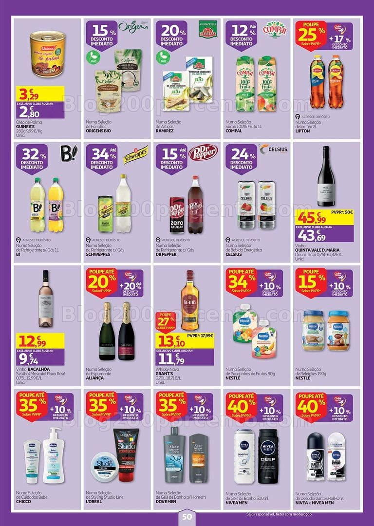 Antevisão Folheto AUCHAN Super Poupança Promoções de 8 a 14 outubro