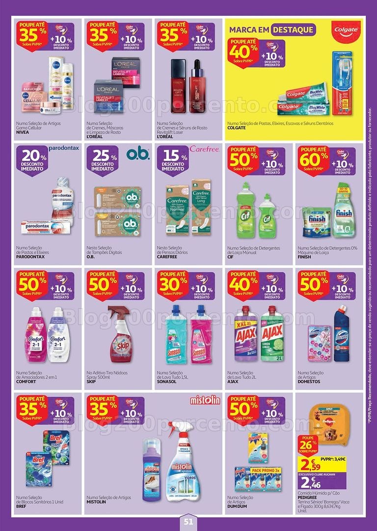 Antevisão Folheto AUCHAN Super Poupança Promoções de 8 a 14 outubro