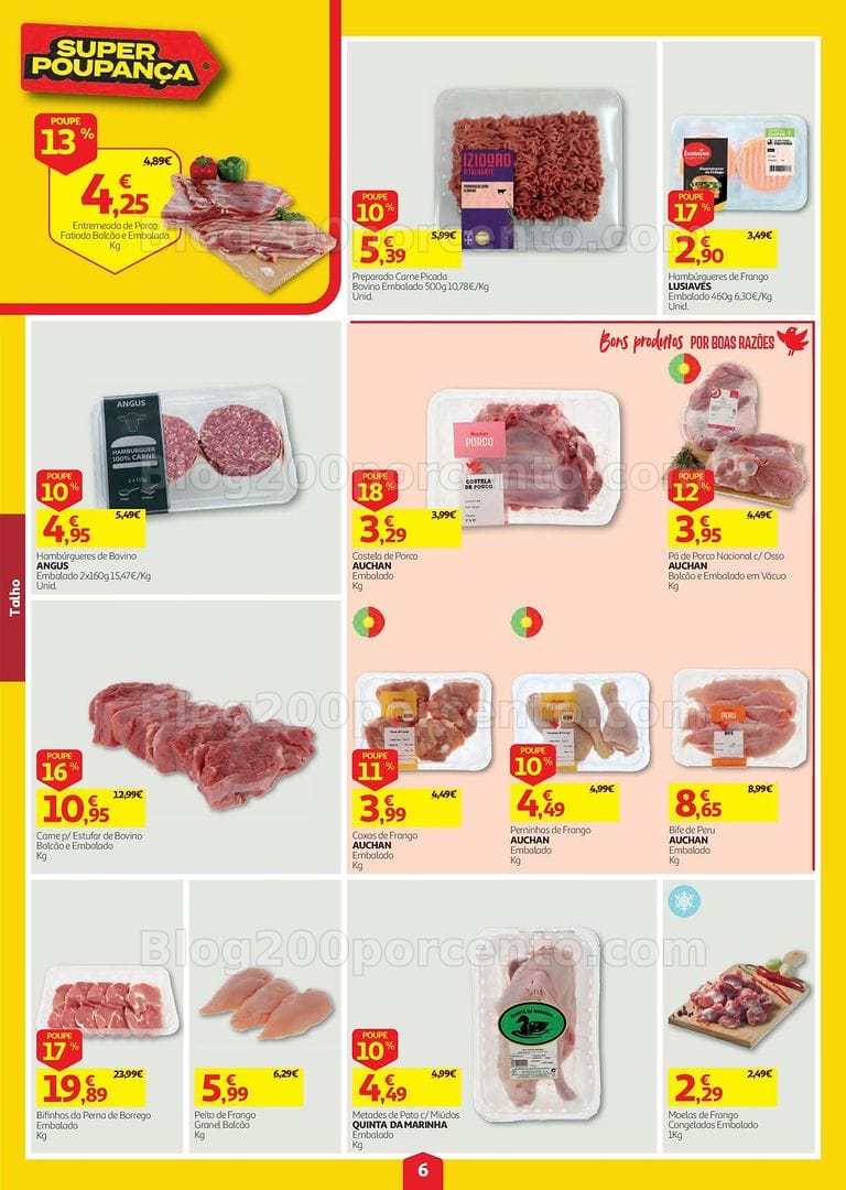 Antevisão Folheto AUCHAN Super Poupança Promoções de 8 a 14 outubro