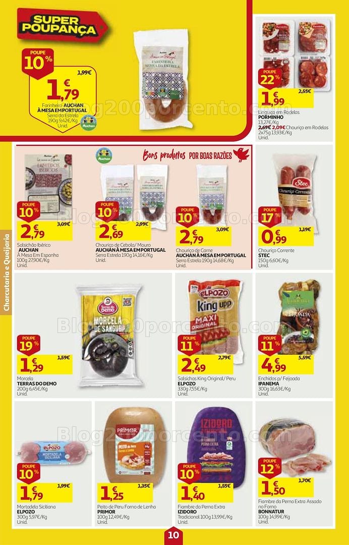 Antevisão Folheto AUCHAN Super Poupança Promoções de 15 a 21 outubro