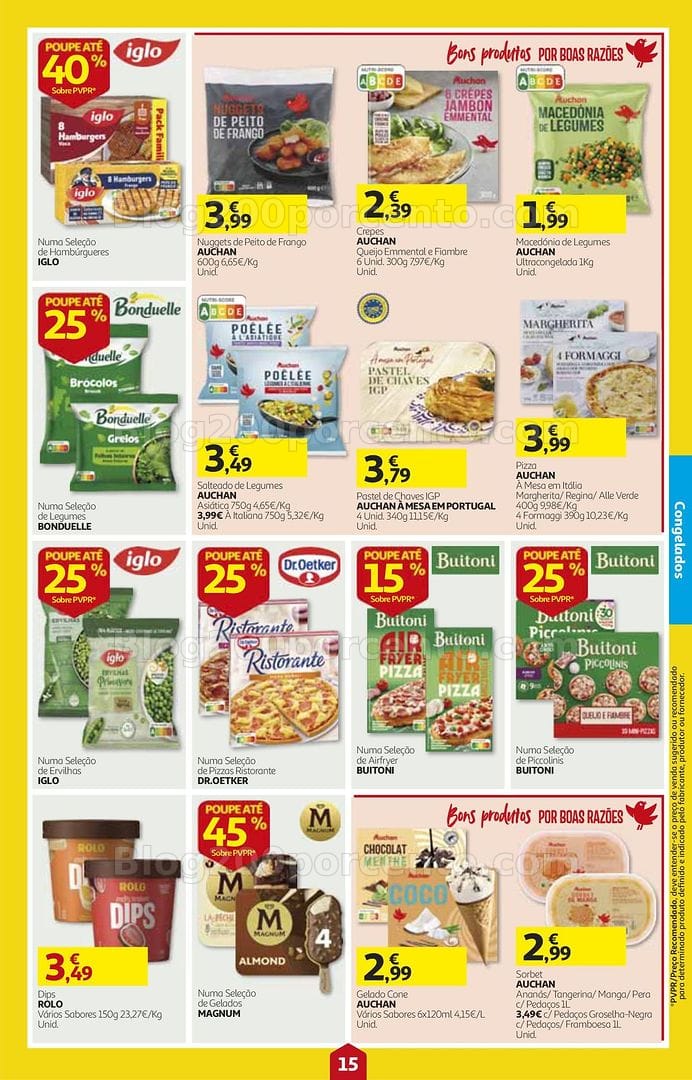 Antevisão Folheto AUCHAN Super Poupança Promoções de 15 a 21 outubro