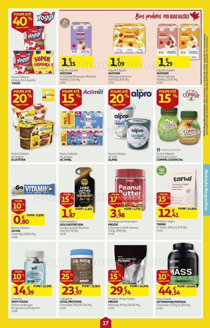 Antevisão Folheto AUCHAN Super Poupança Promoções de 15 a 21 outubro