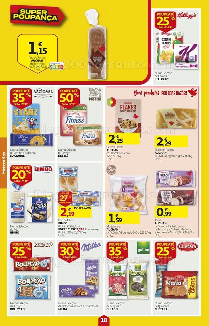 Antevisão Folheto AUCHAN Super Poupança Promoções de 15 a 21 outubro