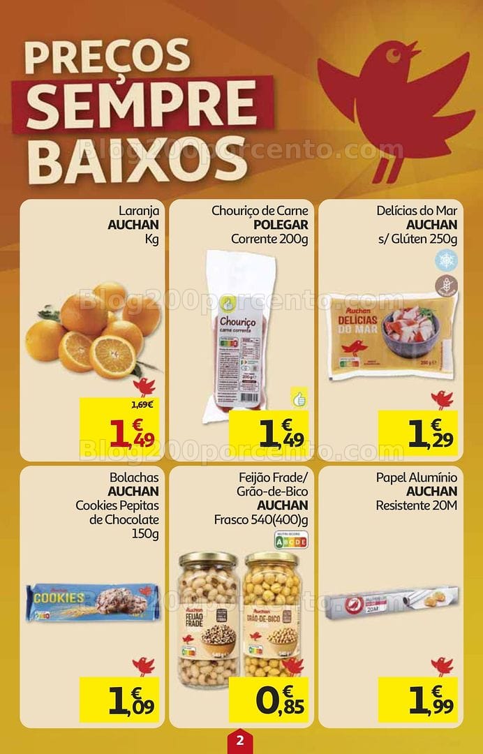 Antevisão Folheto AUCHAN Super Poupança Promoções de 15 a 21 outubro