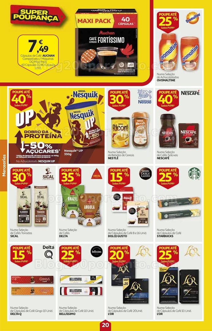 Antevisão Folheto AUCHAN Super Poupança Promoções de 15 a 21 outubro