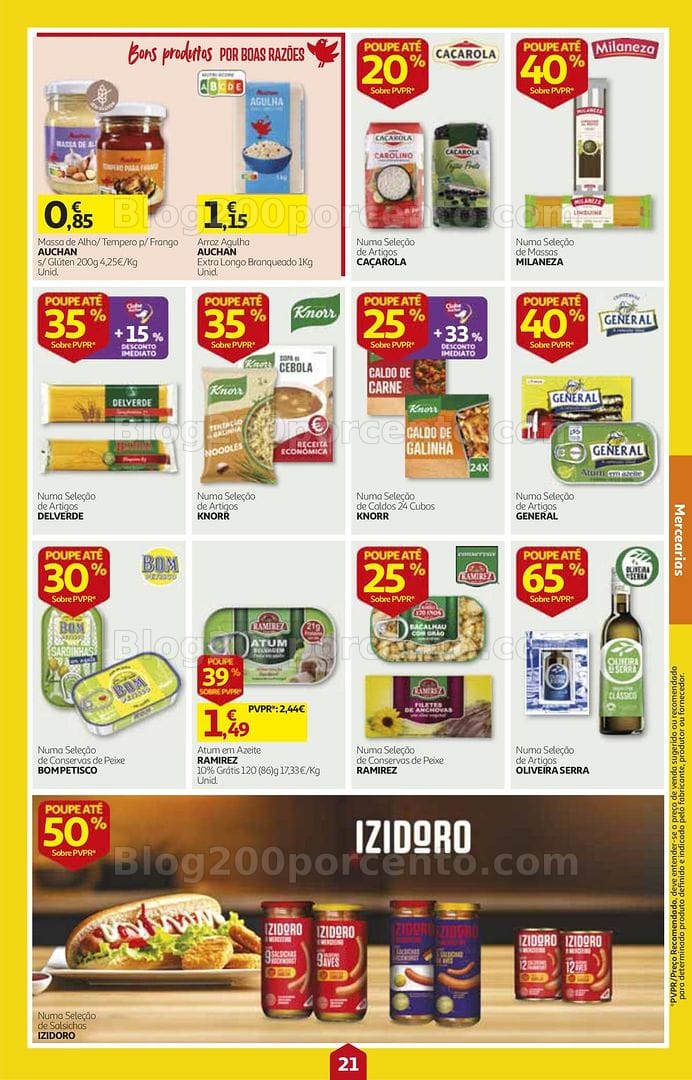 Antevisão Folheto AUCHAN Super Poupança Promoções de 15 a 21 outubro