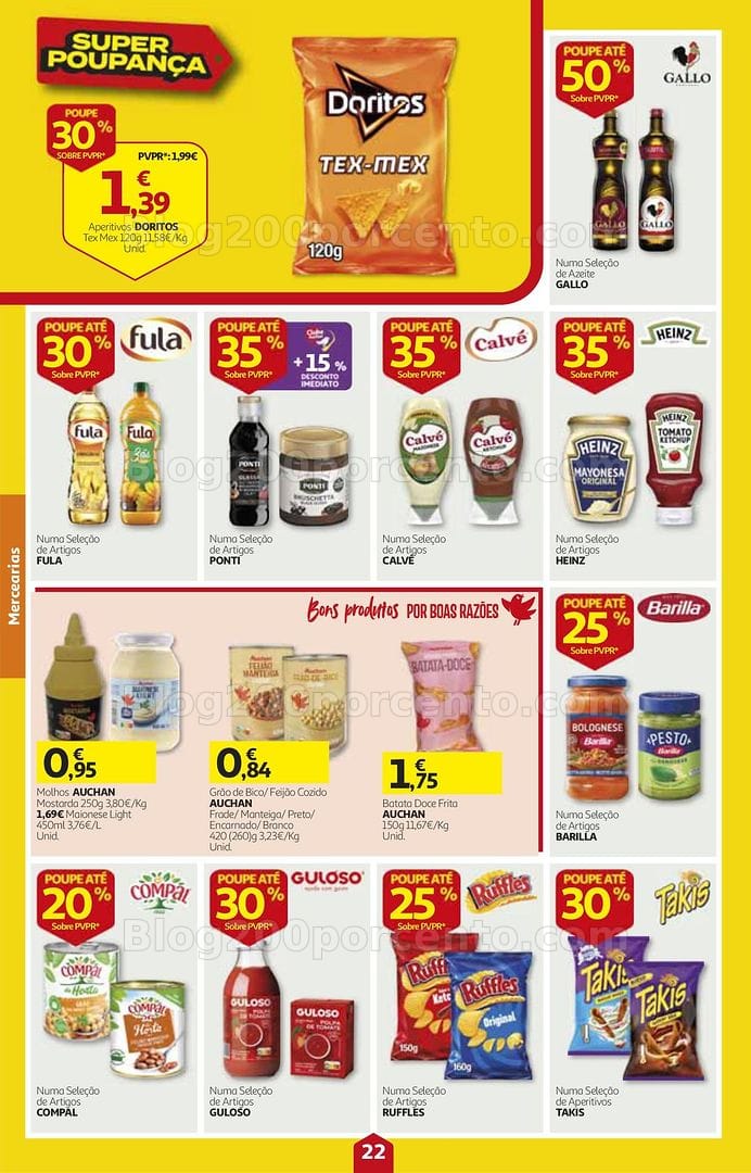 Antevisão Folheto AUCHAN Super Poupança Promoções de 15 a 21 outubro