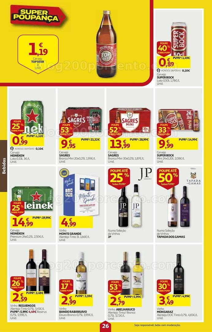 Antevisão Folheto AUCHAN Super Poupança Promoções de 15 a 21 outubro