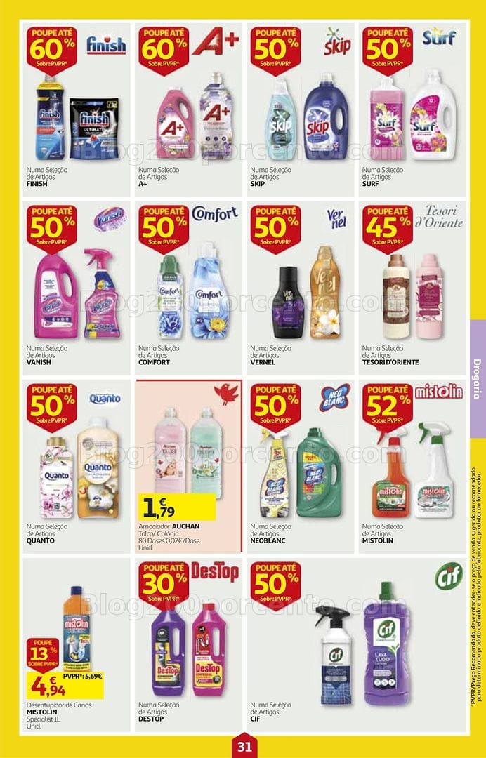 Antevisão Folheto AUCHAN Super Poupança Promoções de 15 a 21 outubro