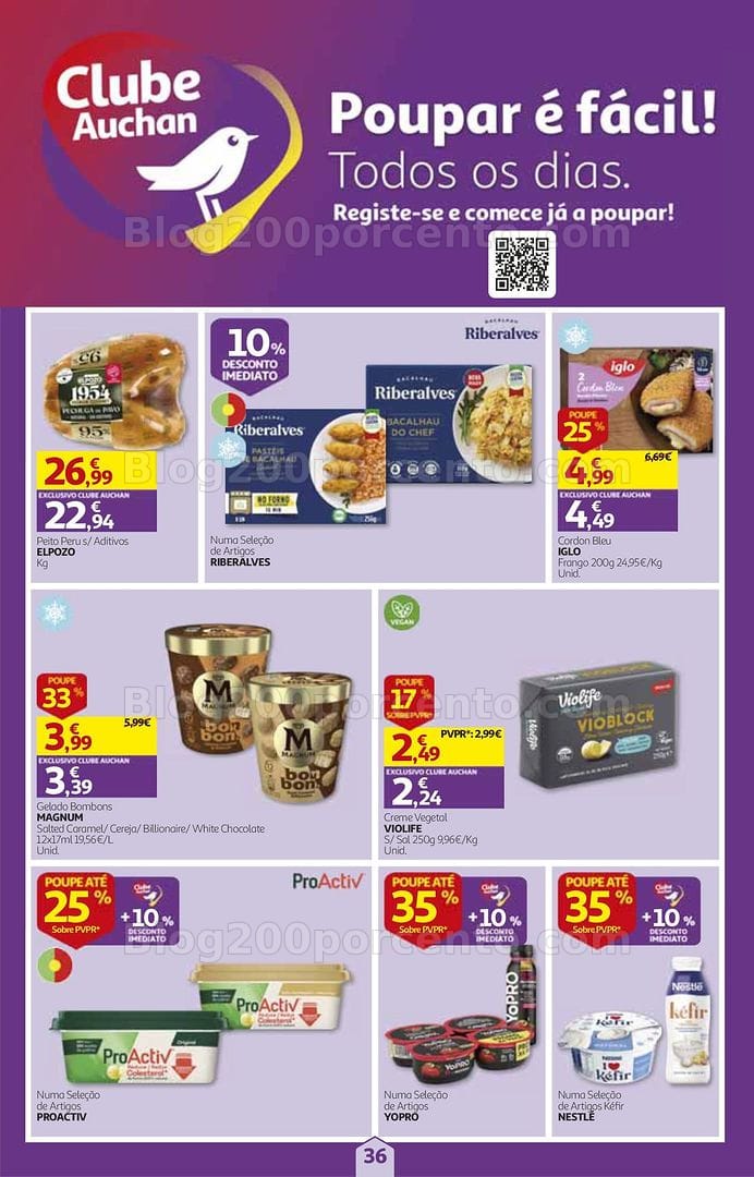 Antevisão Folheto AUCHAN Super Poupança Promoções de 15 a 21 outubro
