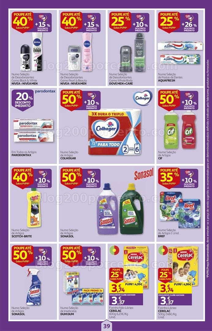 Antevisão Folheto AUCHAN Super Poupança Promoções de 15 a 21 outubro