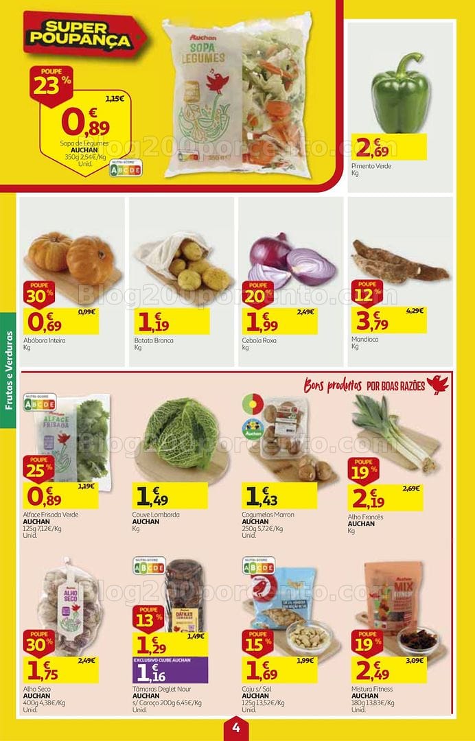 Antevisão Folheto AUCHAN Super Poupança Promoções de 15 a 21 outubro